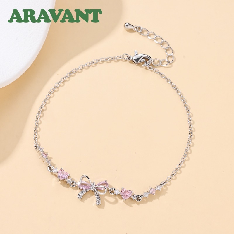 Tie Clip Silver - ARAVANT 925 실버 18K 골드 보우