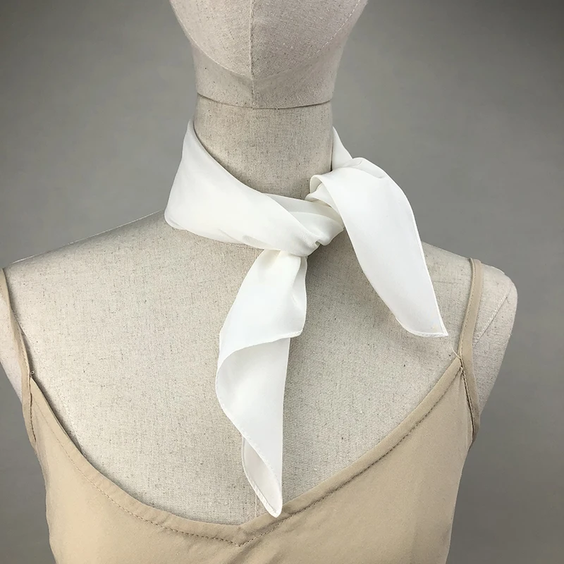 새로운 여성 실크 스카프 스퀘어 넥 Shawls 레이디 - Scarf Silk Square 리뷰 및 가격