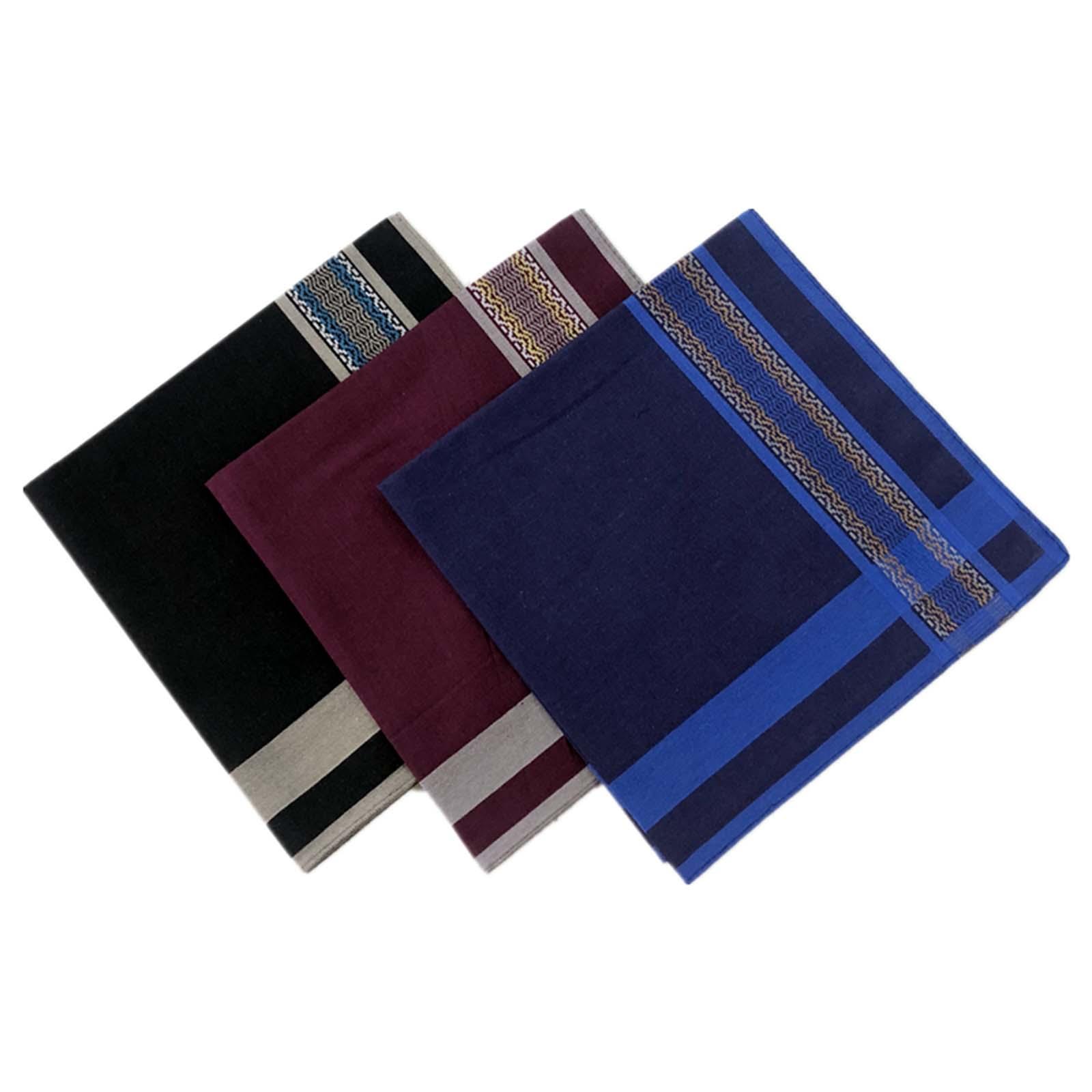 6개입 다크 플래드 손수건 부드러운 남성용 손수건 40 - Handkerchief Cotton Men 리뷰 및 가격