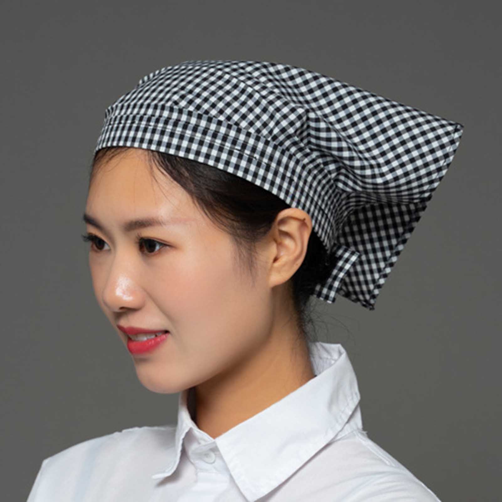 레스토랑 주방 직원을위한 코튼 헤드 스카프 여성 남성  - Bandana Cotton 리뷰 및 가격