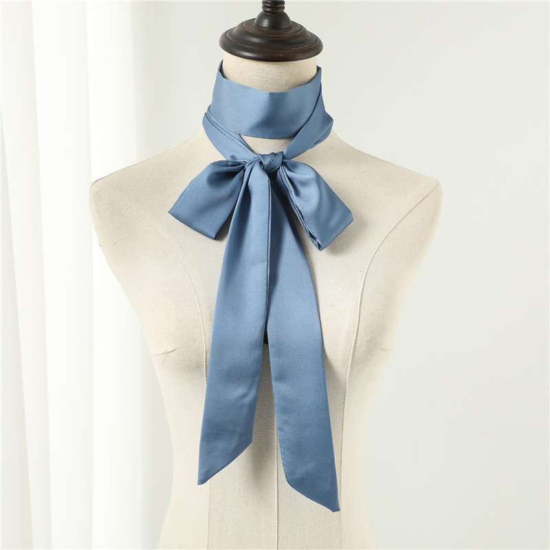 새로운 190*5cm 솔리드 헤어 스카프 길고 좁은 K - Ascot Neck Scarf 리뷰 및 가격