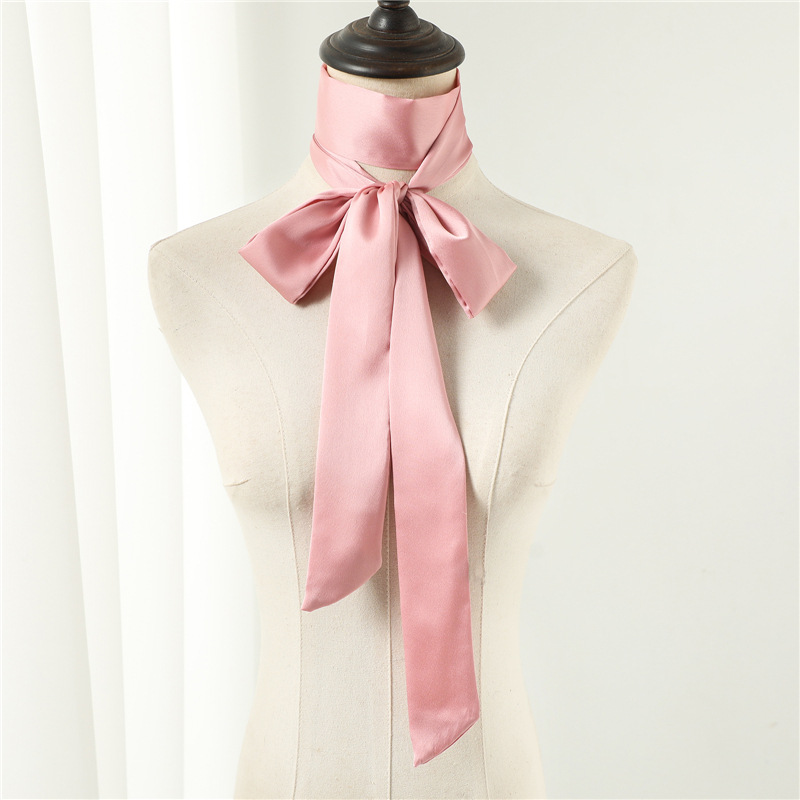 새로운 190*5cm 솔리드 헤어 스카프 길고 좁은 K - Ascot Neck Scarf 리뷰 및 가격