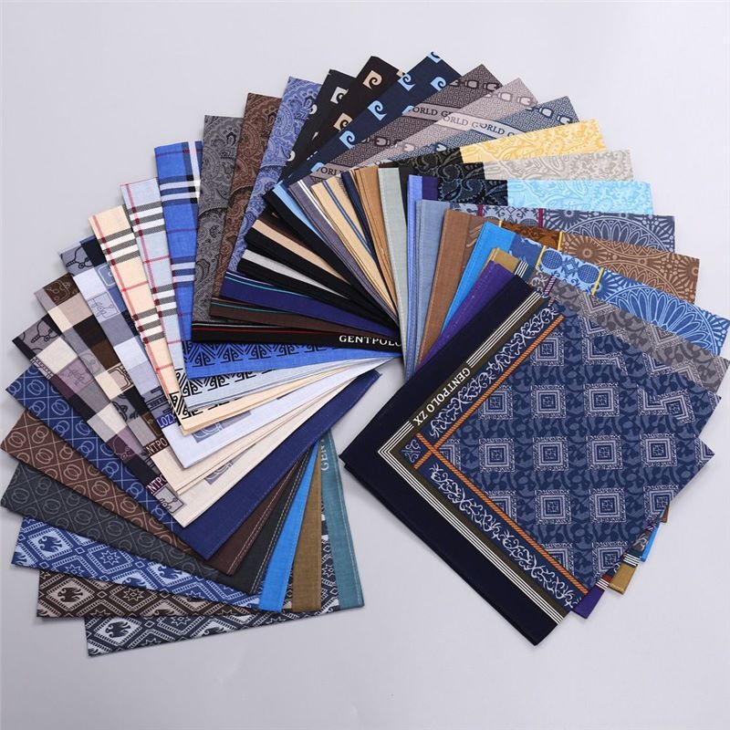 3Pcs 남자의 순수 코 튼 인쇄 격자 무늬 손수건 여 - Pocket Square Set 리뷰 및 가격