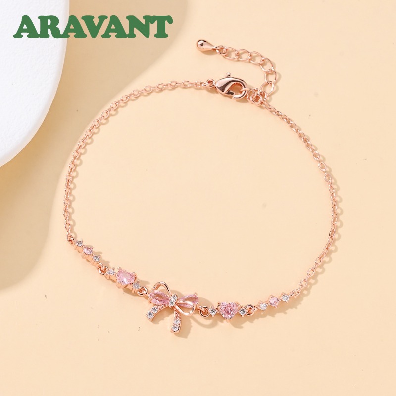 ARAVANT 925 실버 18K 골드 보우 핑크 지르 - Tie Clip Silver 리뷰 및 가격