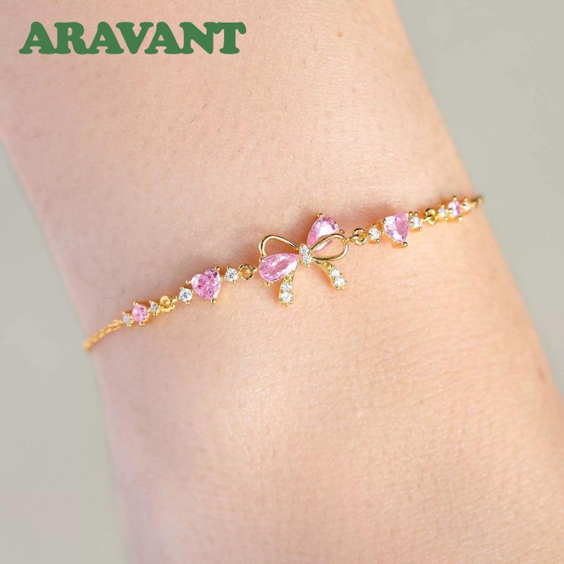 ARAVANT 925 실버 18K 골드 보우 핑크 지르 - Tie Clip Silver 리뷰 및 가격